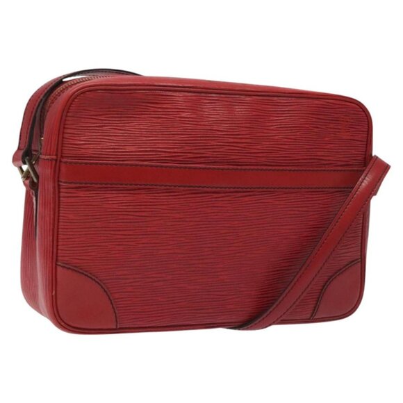 LOUIS VUITTON Epi Trocadero 27 Shoulder Bag Red M52317 LV Auth BD855 - Picture 1 of 16